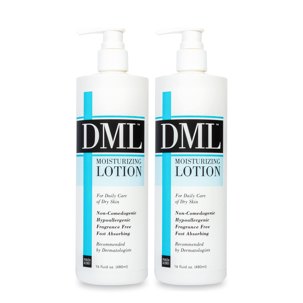 DML Moisturizing Lotion pump bottle for easy daily hydration of dry skin