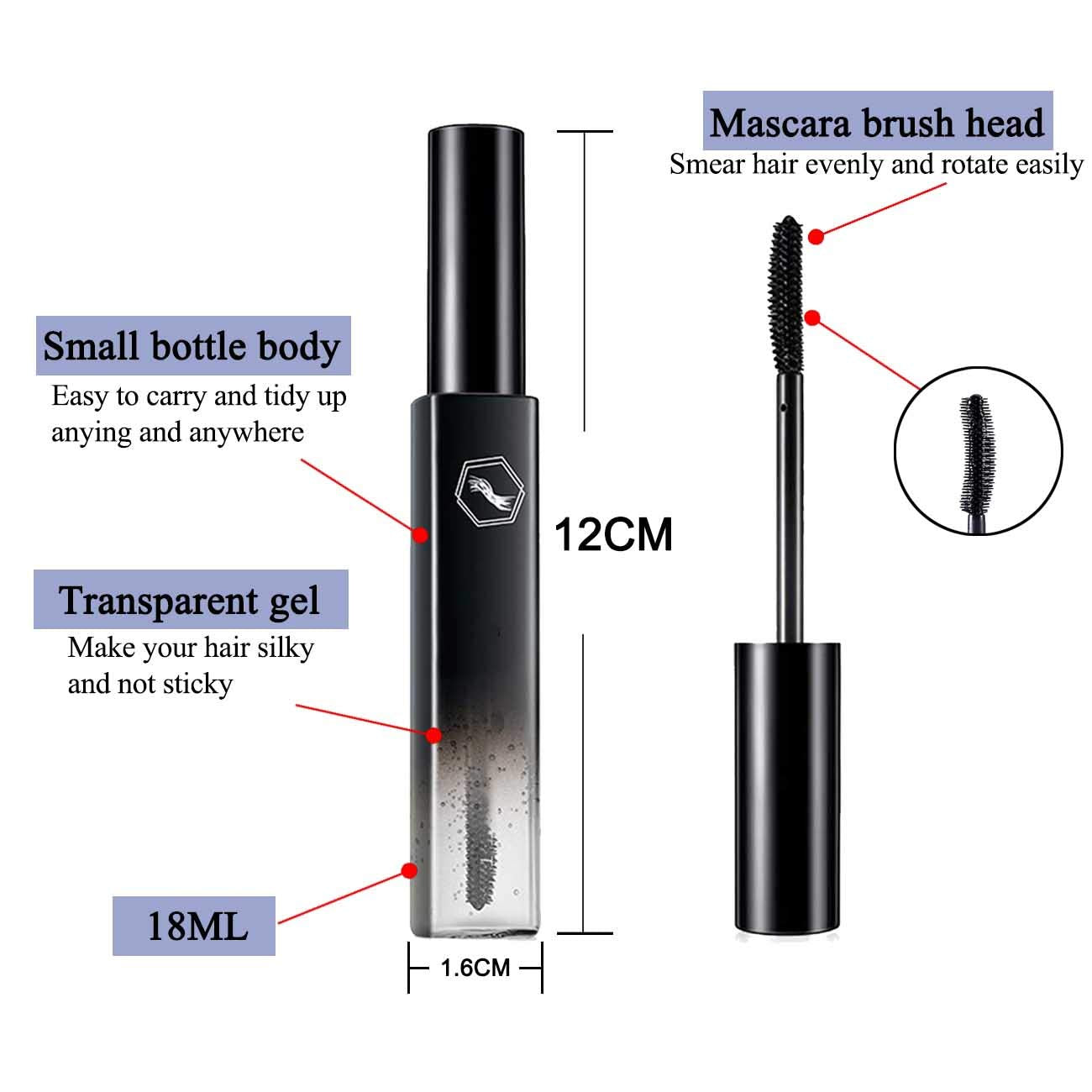 DMLNN Hair Finishing Stick portable design for easy styling anywhere.