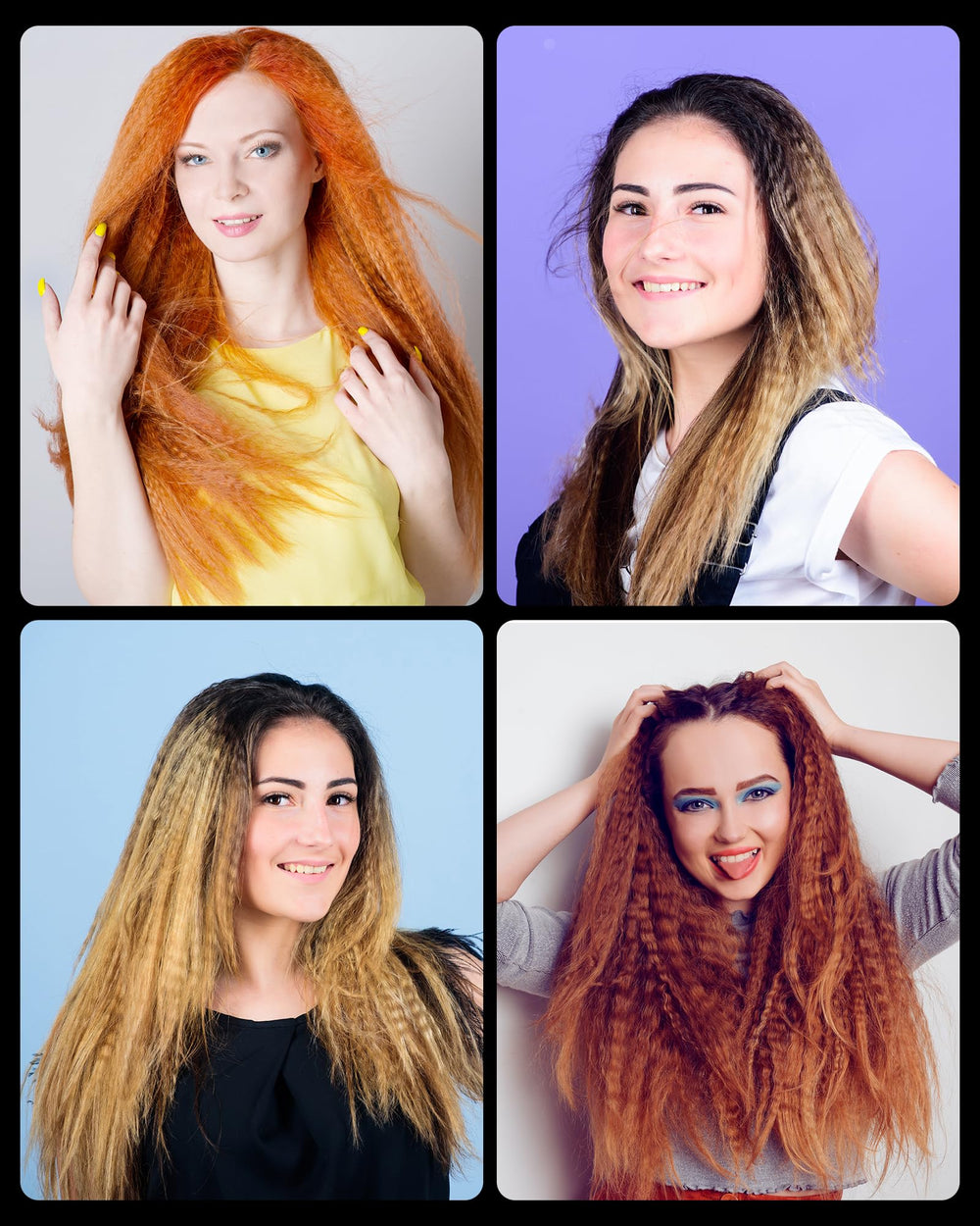 Dmriektu hair crimper 5-temperature settings ideal for all hair types.