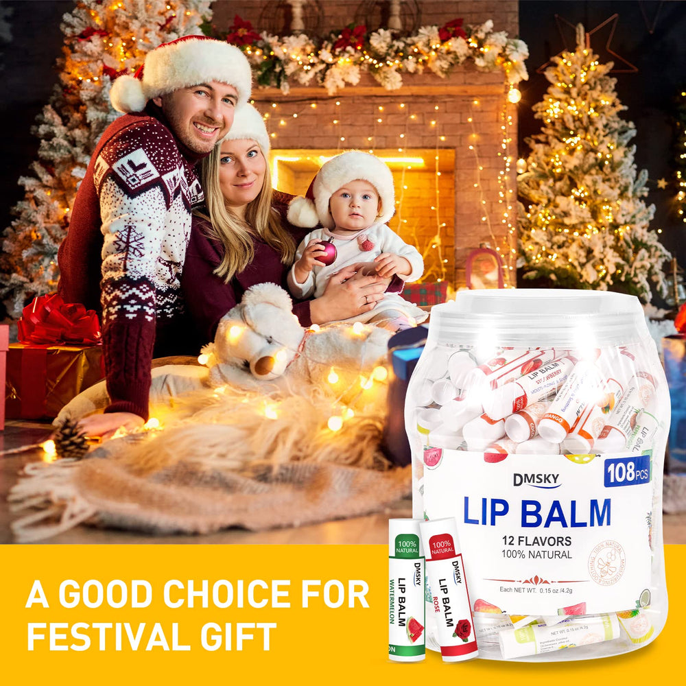 Dmsky lip balm coconut oil and Vitamin E notes for nourishing care.