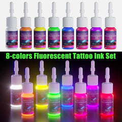 DMTATTOO green fluorescent tattoo ink bottle adds luminous color for 3D makeup