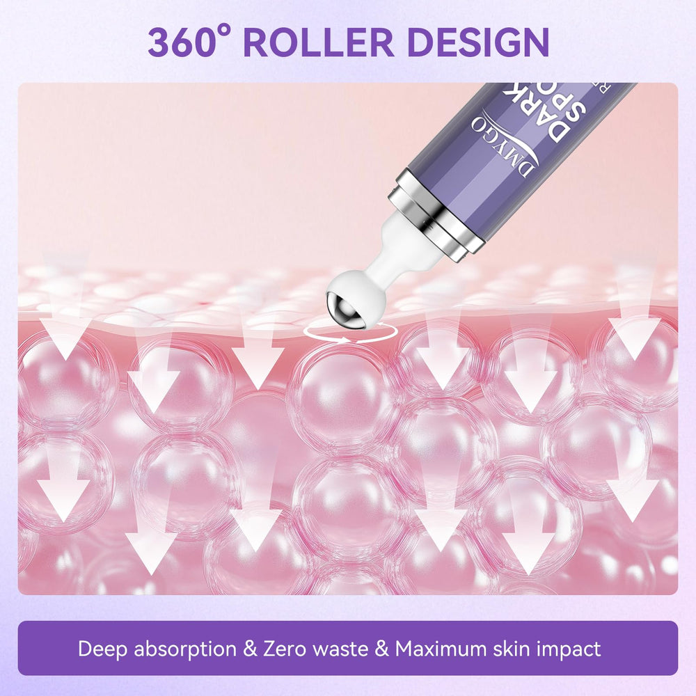 DMYGO dark spot remover texture-closeup reveals creamy serum texture for easy spread.