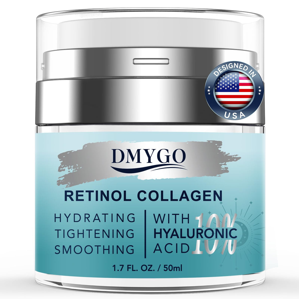 DMYGO Instant Face Lift Cream bottle application shows instant lifting potential for night routine.
