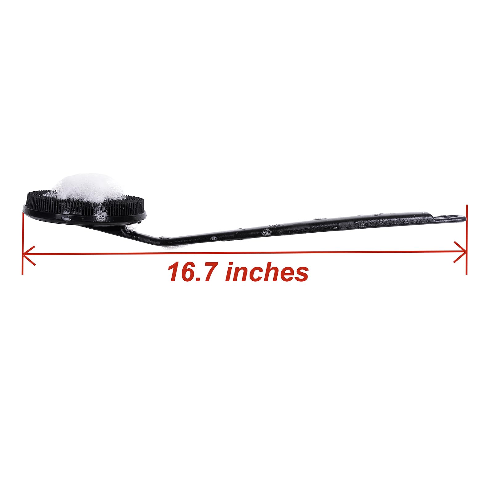 DNC back-scrubber ergonomic-curve offers comfortable, natural grip.