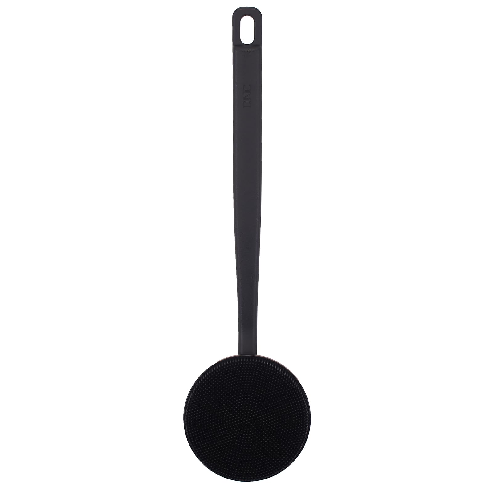 DNC back-scrubber silicone-material-closeup emphasizes safe, soft bristles.