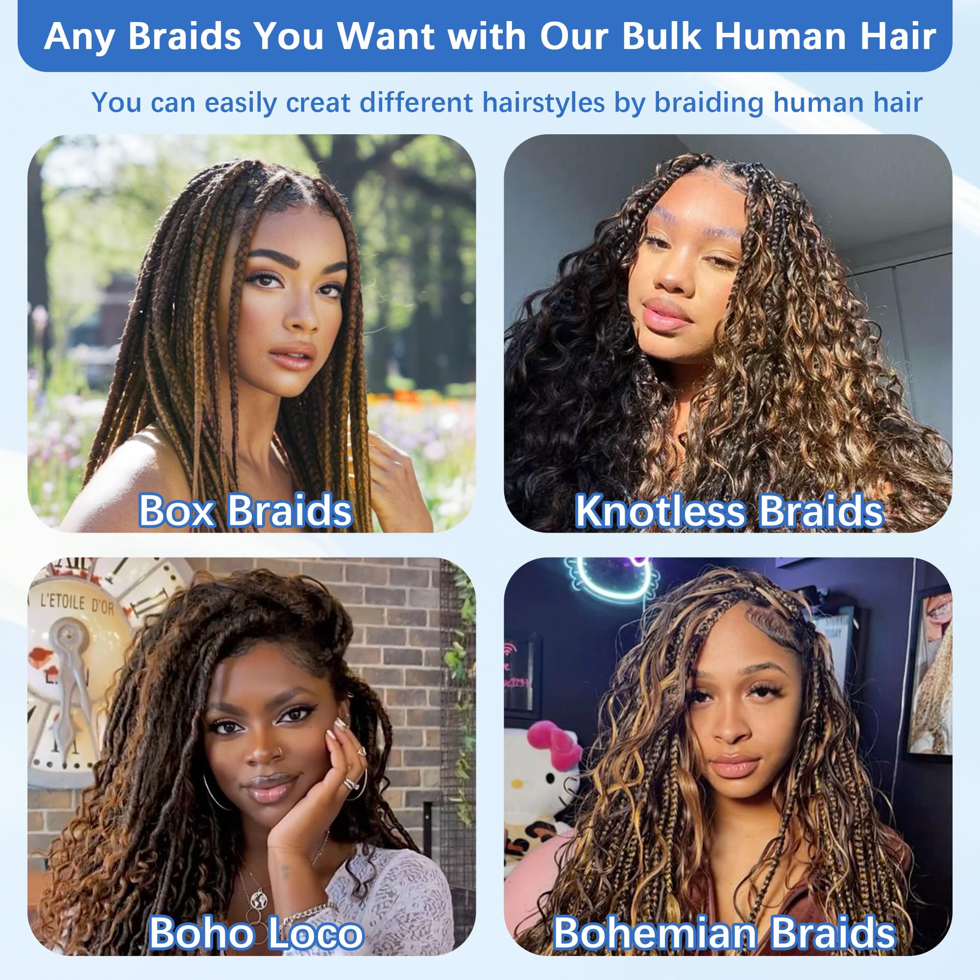 DNLOA Lightweight hair designed for all-day comfortable wear.