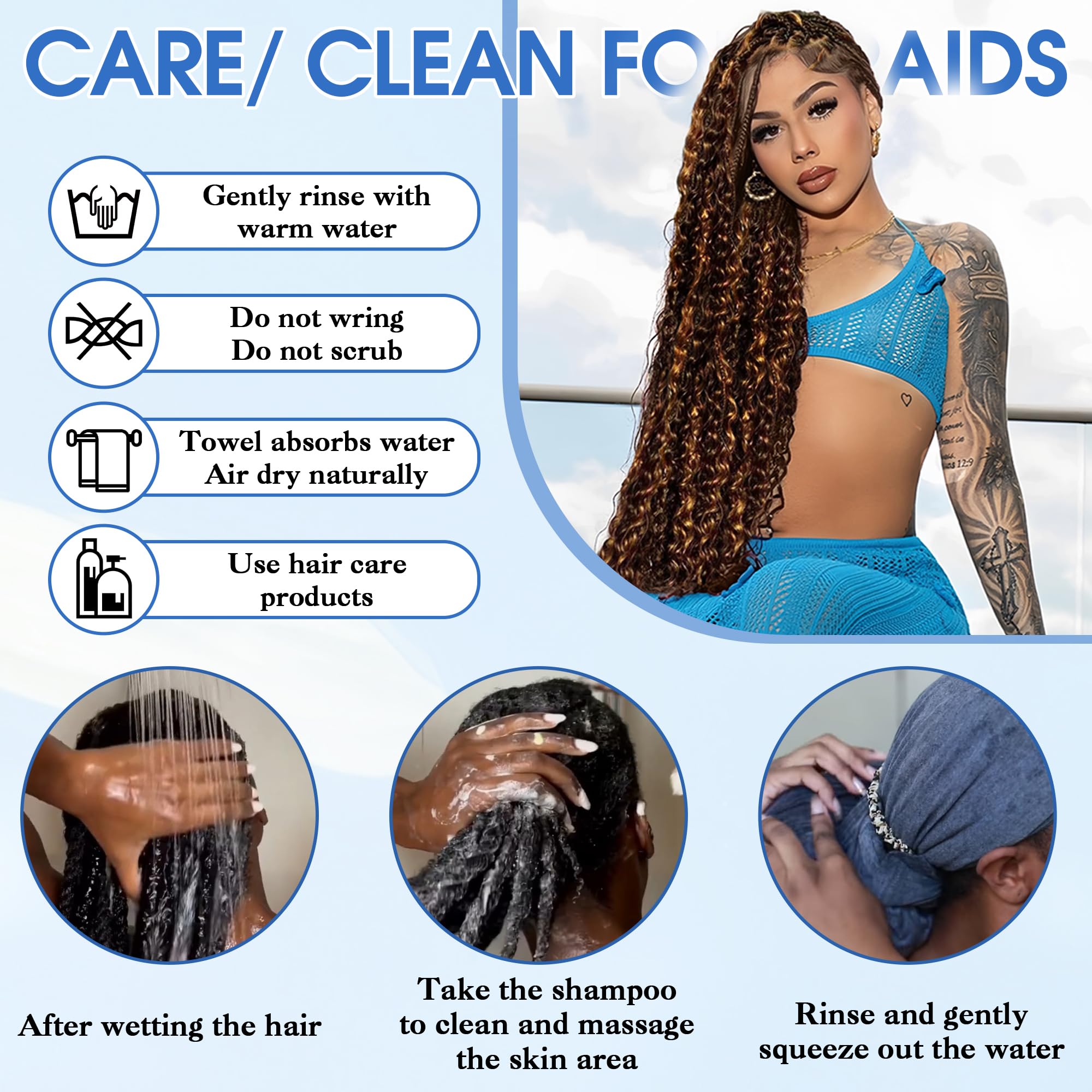 DNLOA Three-bundle package offering fuller length without heavy weight.