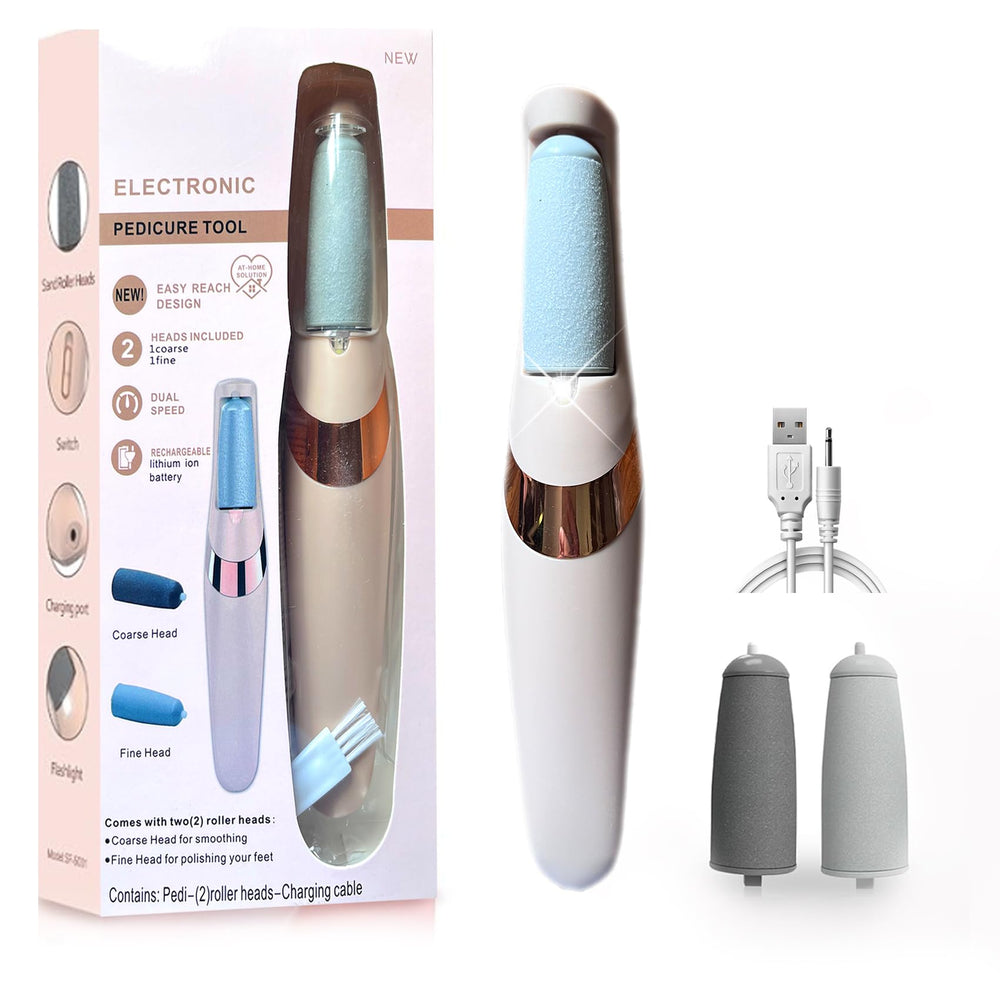 DNXCDM Smooth Pedicure Wand package shot highlights compact design for home feet care.