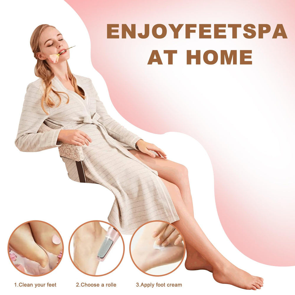 DNXCDM Smooth Pedicure Wand waterproof design allows easy cleaning after use.