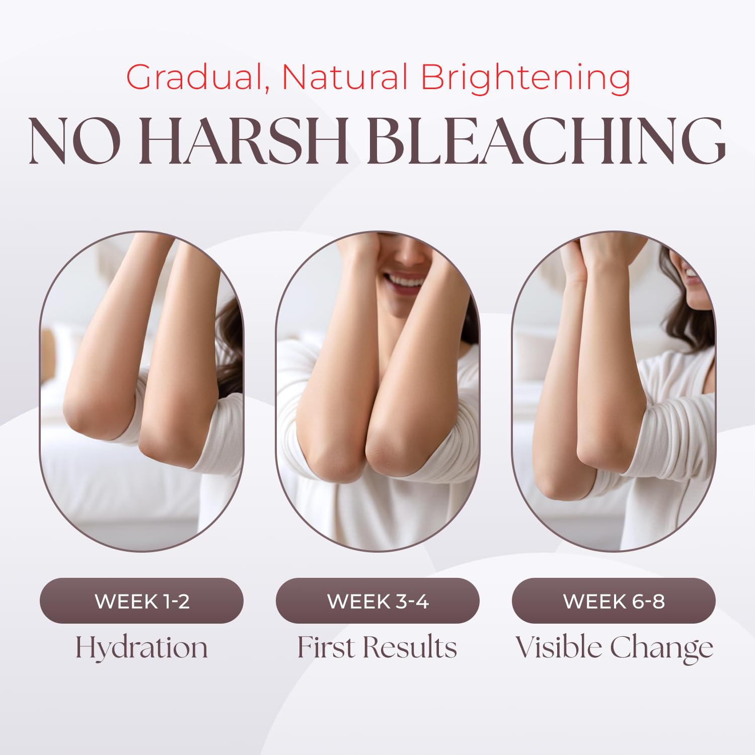 Do Me Intimate Skin Lightening Cream targeted at elbows and knees for uniform glow