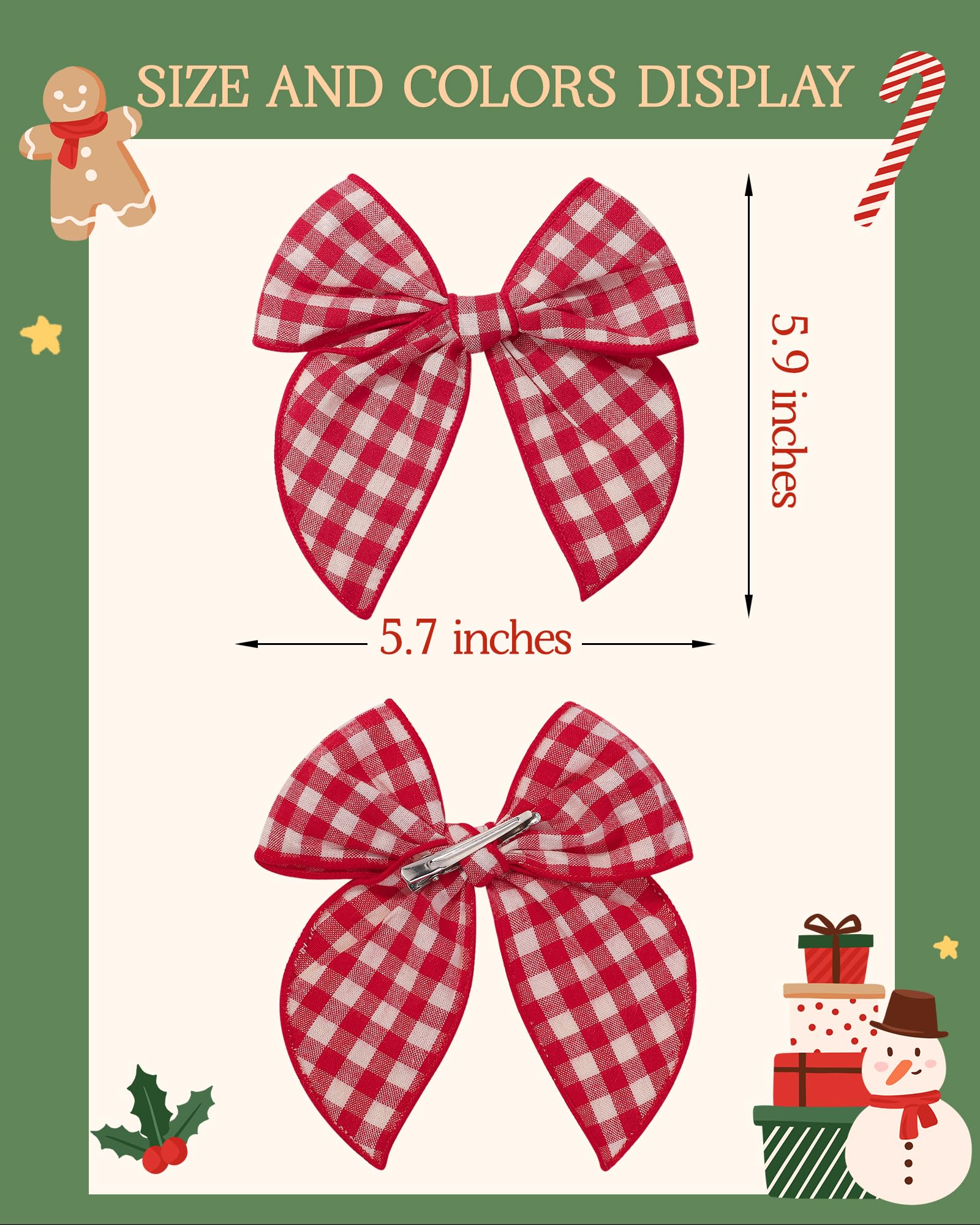 Doboi bows patterns closeup features plaid, star, and solid colors.