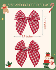 Doboi bows patterns closeup features plaid, star, and solid colors.