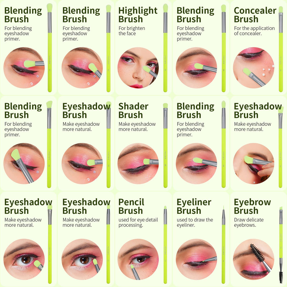 Docolor crease brush soft bristles define depth with control