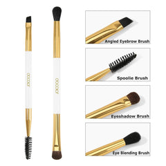 Docolor Duo: cepillo angular para delinear cejas con precisión.