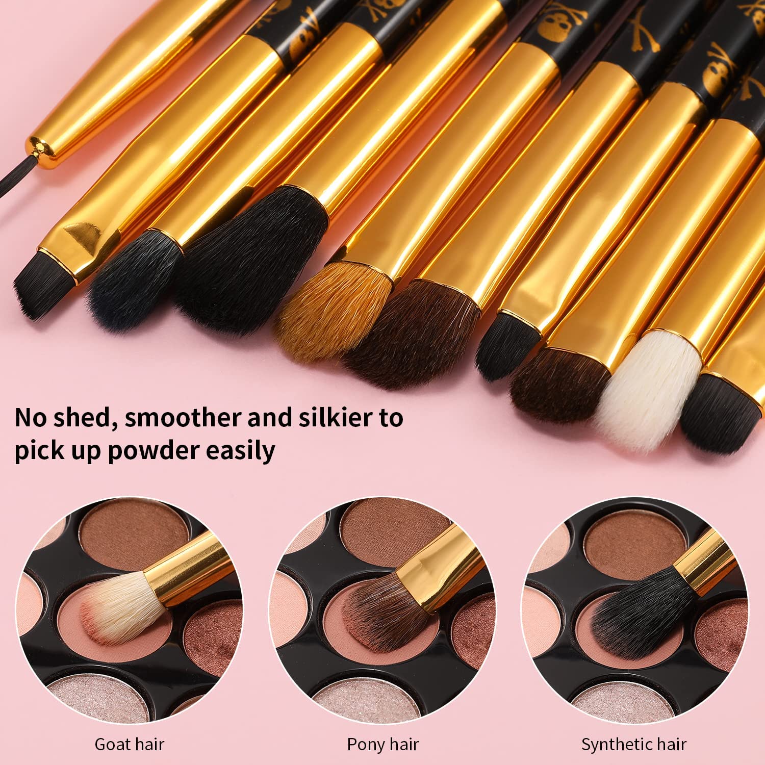 Docolor eye shader brush delivers precise crease and lid shading