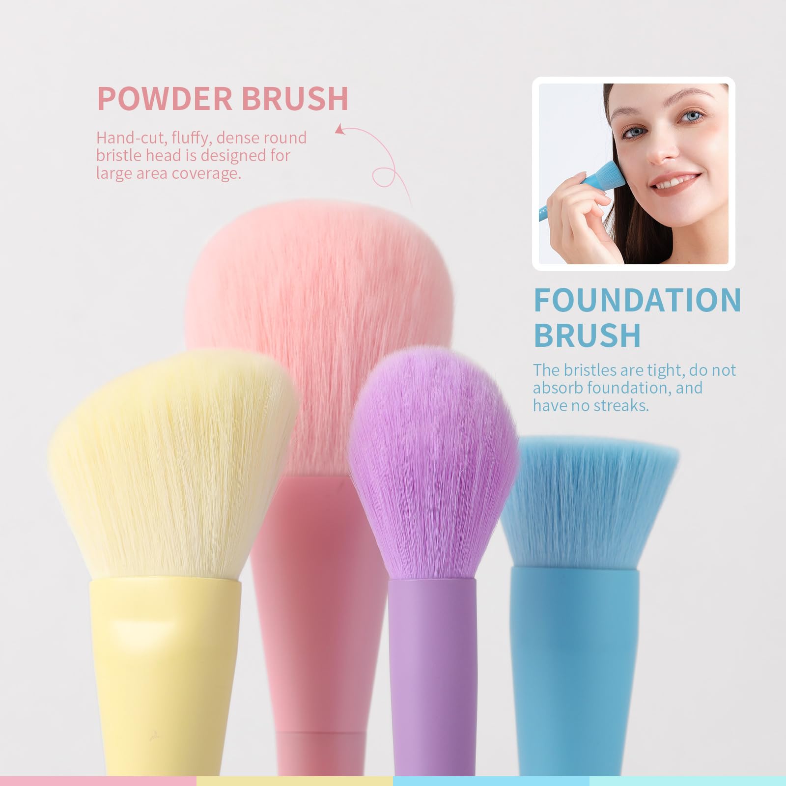 Docolor angled brow brush for precise shaping