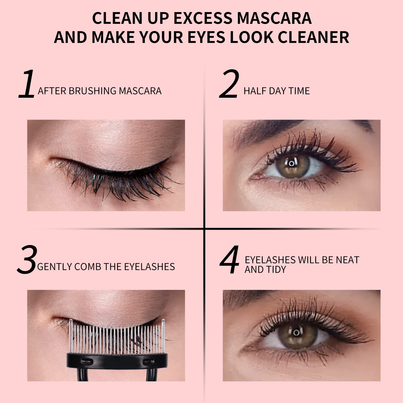 Docolor eyebrow brush and comb for tidy brows and lashes.