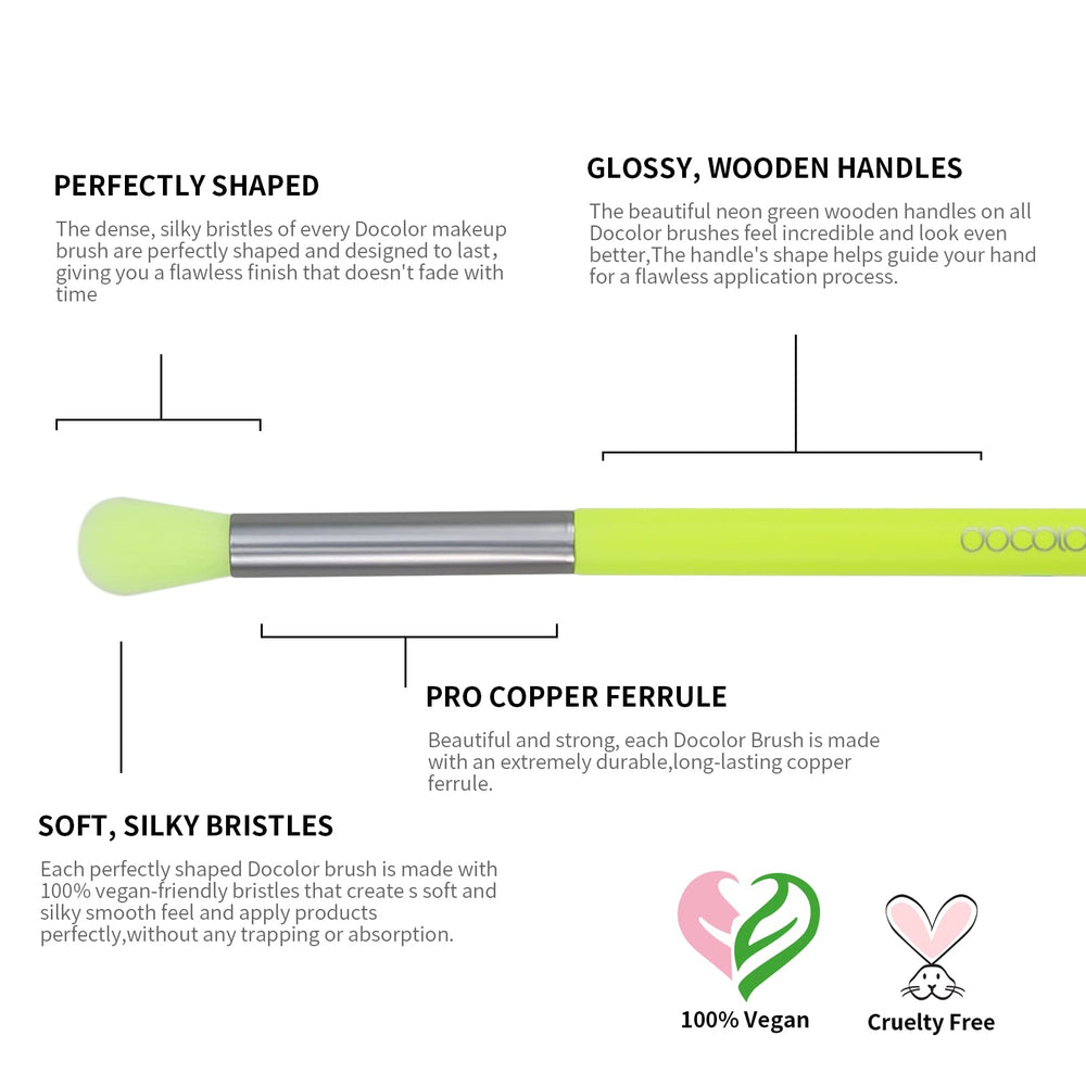 Docolor eyeliner brush delivers clean lines for crisp definition