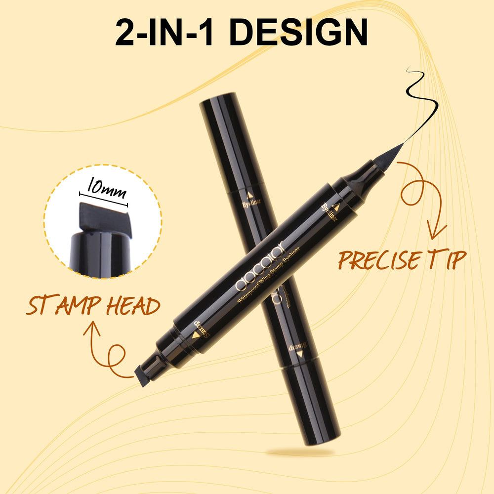 docolor eyeliner waterproof formula withstands sweat and rain without smudging.