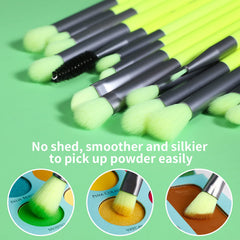 Docolor eyeshadow blending brush with flat tip for smooth color transitions