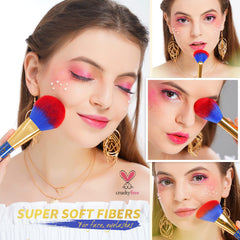 Docolor face-brushes-collection ready for flawless complexion and even powder distribution.