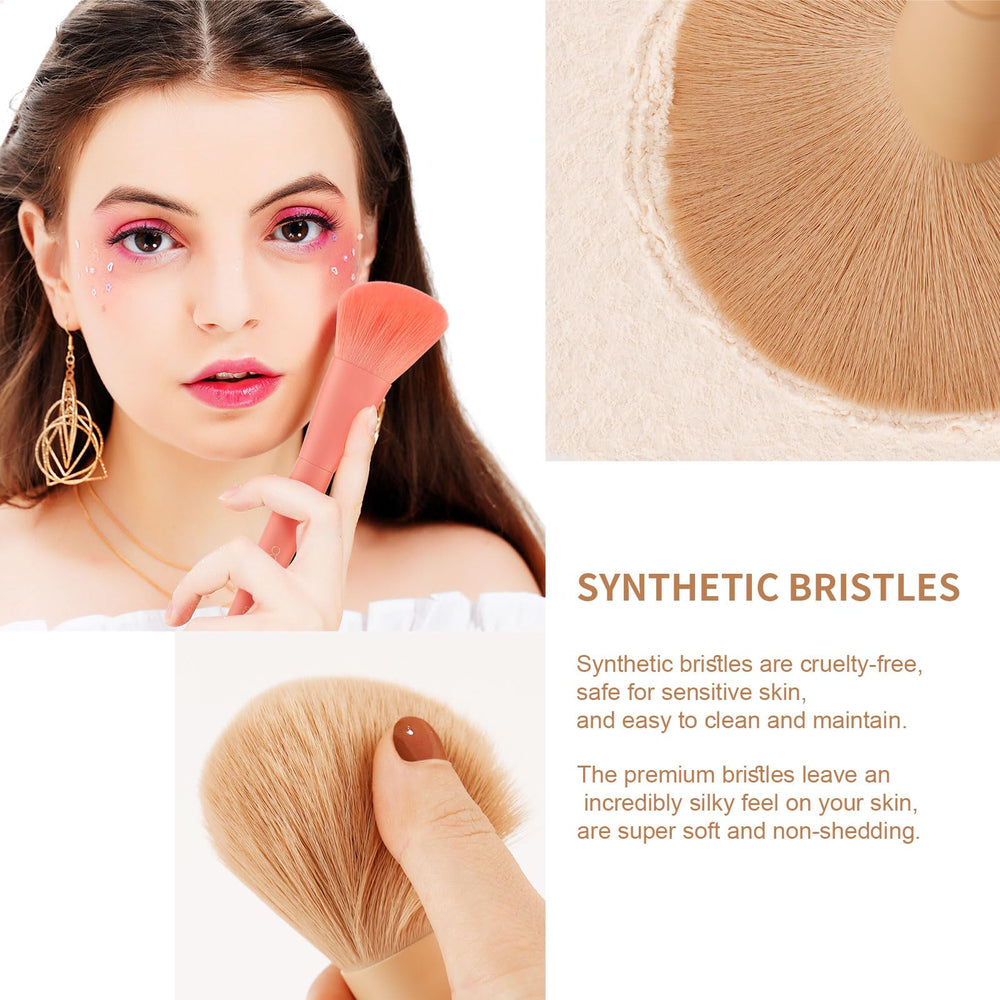 Docolor Morandi cruelty-free bristles closeup highlighting soft texture for sensitive skin.