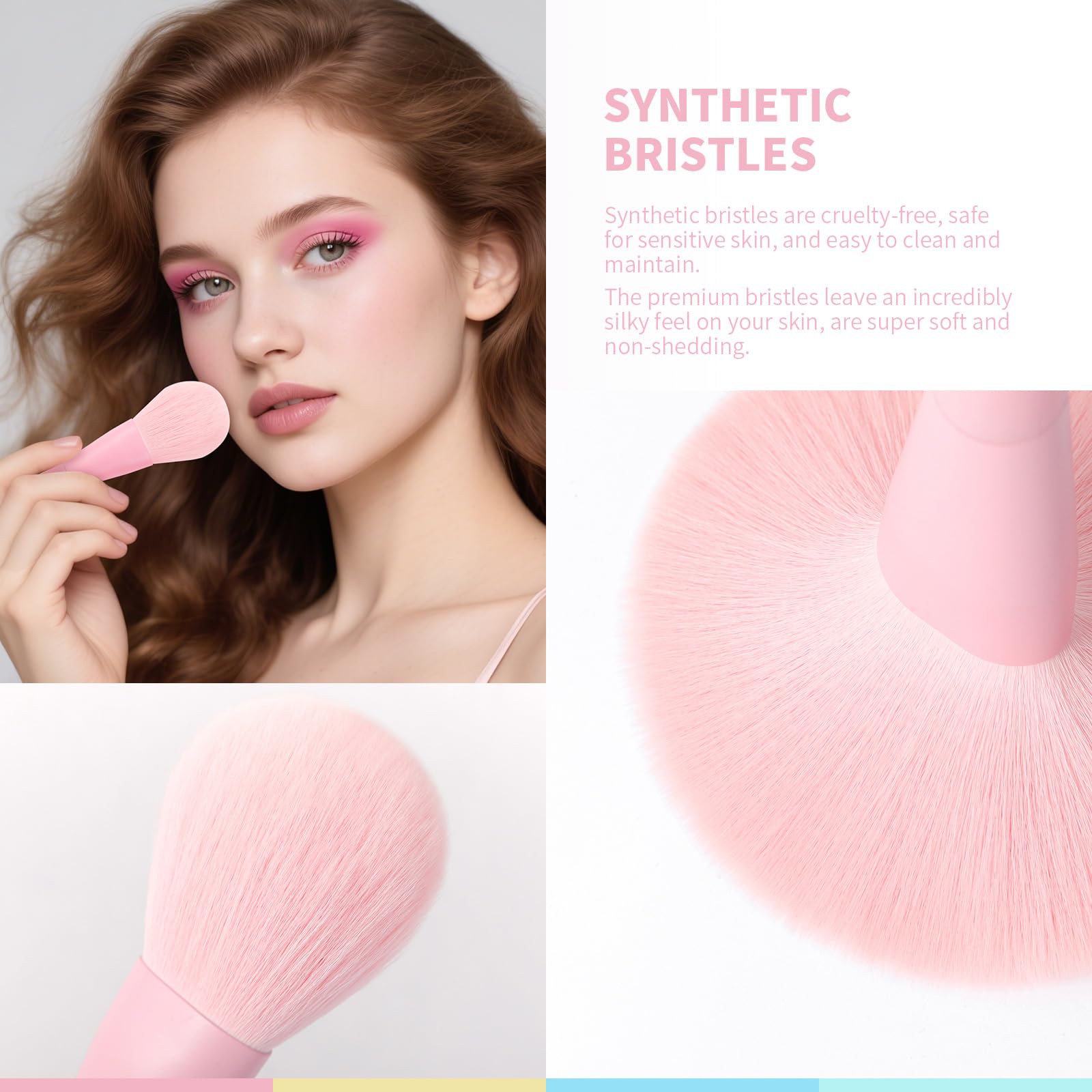 Docolor powder and blush brush delivers seamless powder application