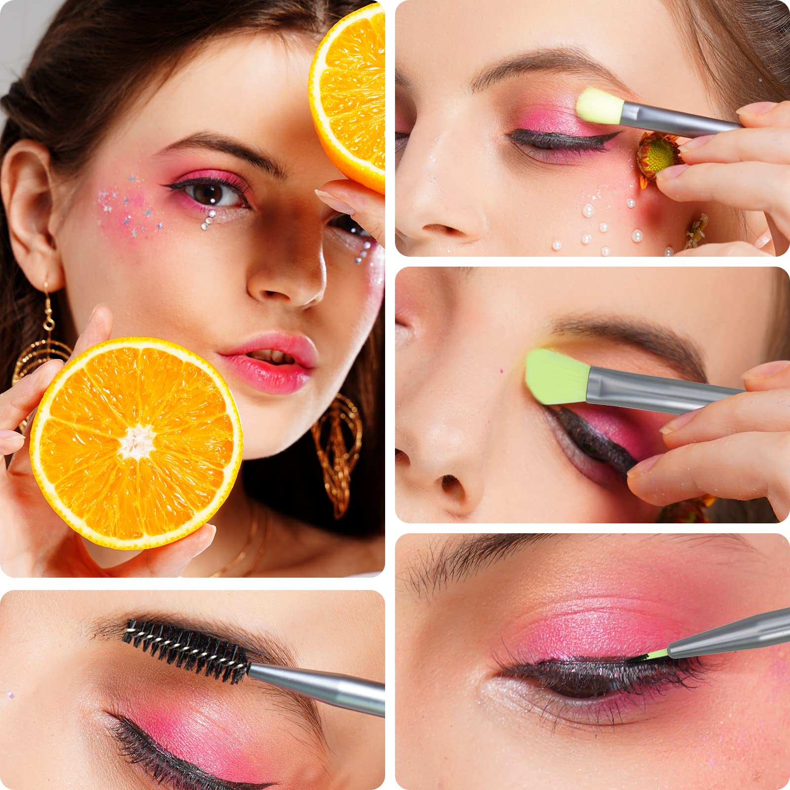 Docolor premium synthetic brushes offer gentle touch and long-lasting performance