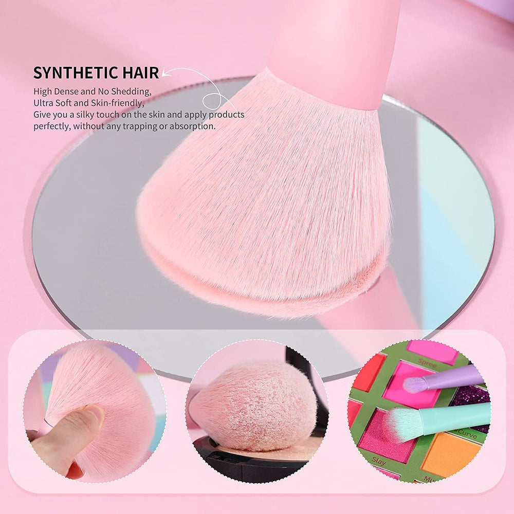 Docolor travel-friendly brush kit for on-the-go touch-ups