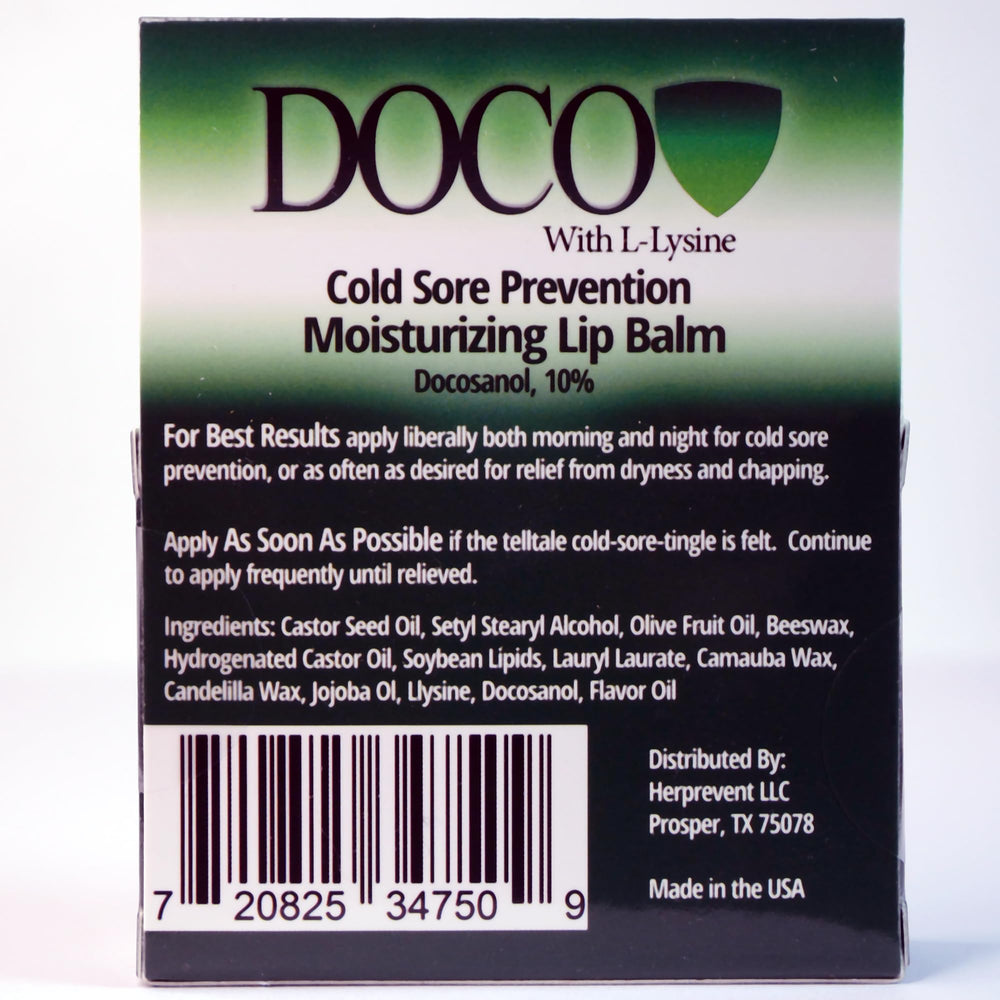 DOCO DocoShield texture closeup showing creamy balm glide for quick moisture.