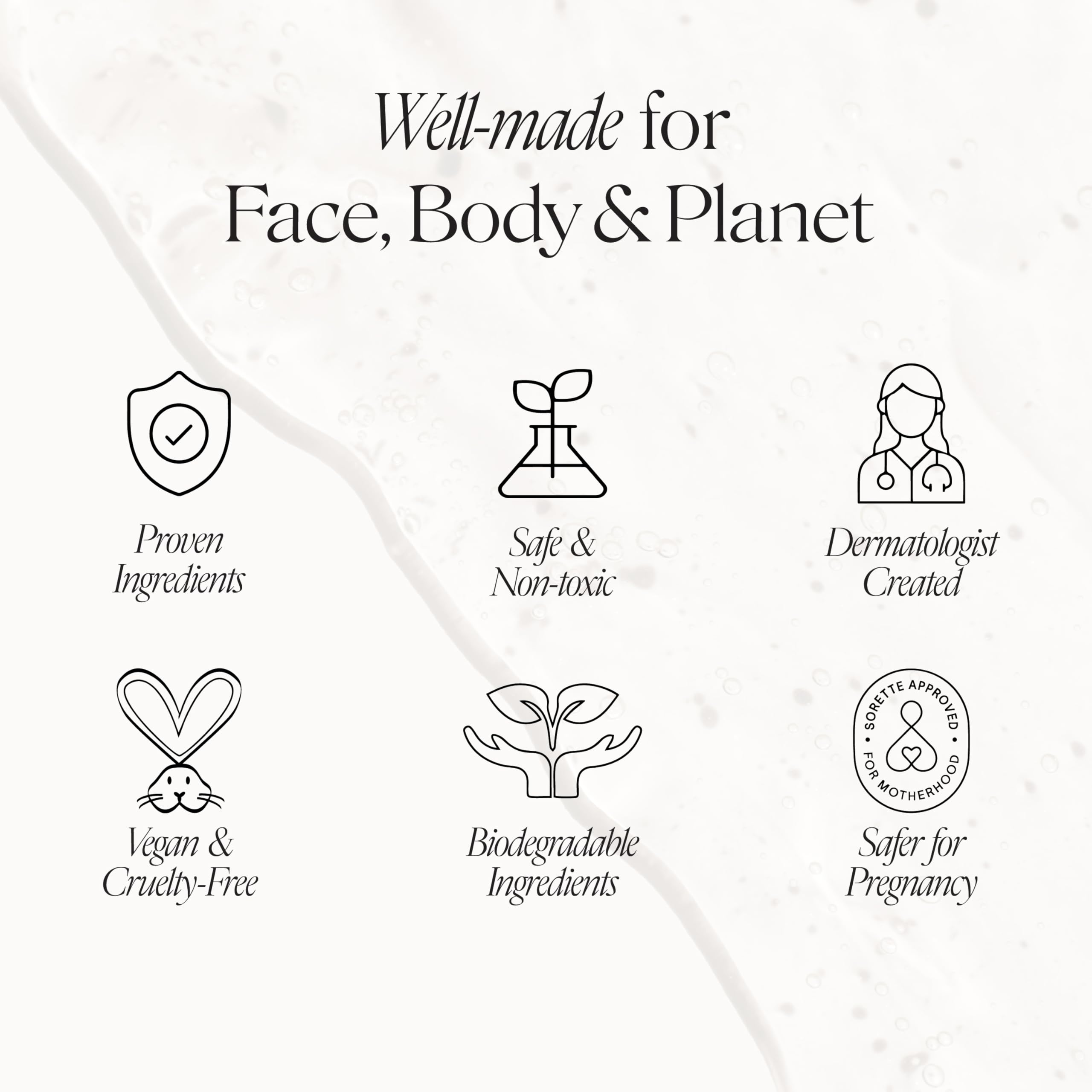 Doctor Rogers Face Wash daily-use shot suggests safe cleanse for sensitive or dry skin.