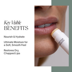 Doctor Rogers Lip Balm application swipe shows smooth lip protection