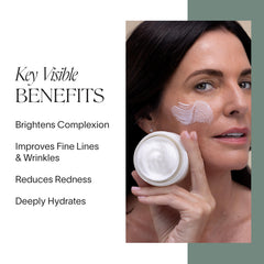 Doctor Rogers Restore texture close-up highlights a silky finish and light hydration for comfort.