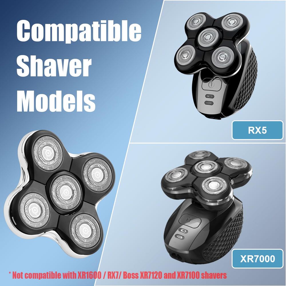 DODAER round-head design showcases skin-friendly protection during shaving.