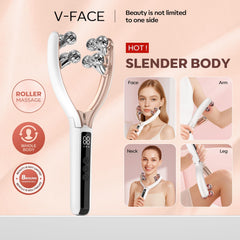 Doge&Vollar rechargeable battery face massager offers cordless convenience for around-the-clock care.