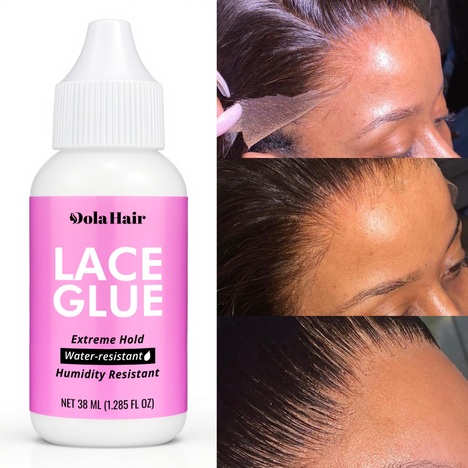 Dolahair edge brush closeup for precise detailing