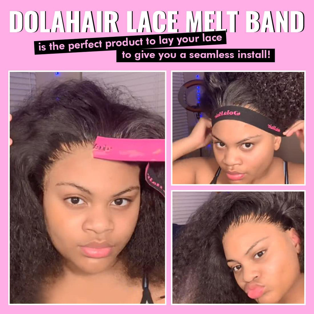 Dolahair glue option for sensitive skin users seeking durable hold.