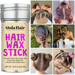 Dolahair hair wax stick sleek-back finish with natural shine for polished looks.