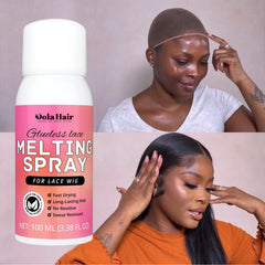 Dolahair lace glue remover in use supports gentle removal without damage