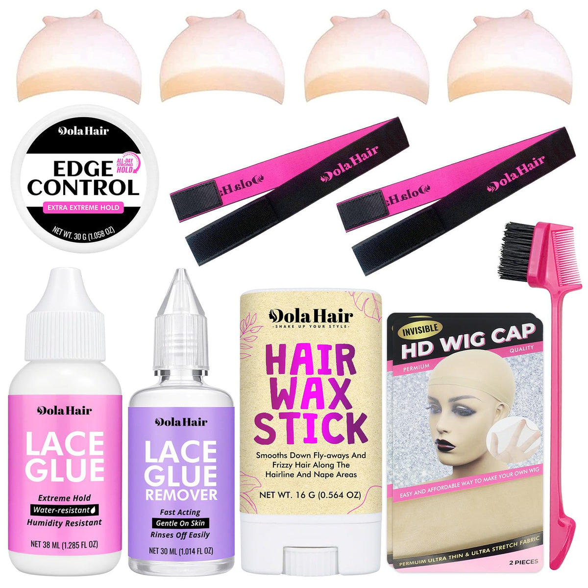 Dolahair lace wig glue bottle applying for secure wear