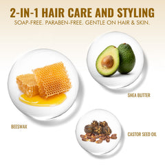 Dolahair wax stick applies directly to hair for quick, clean styling.