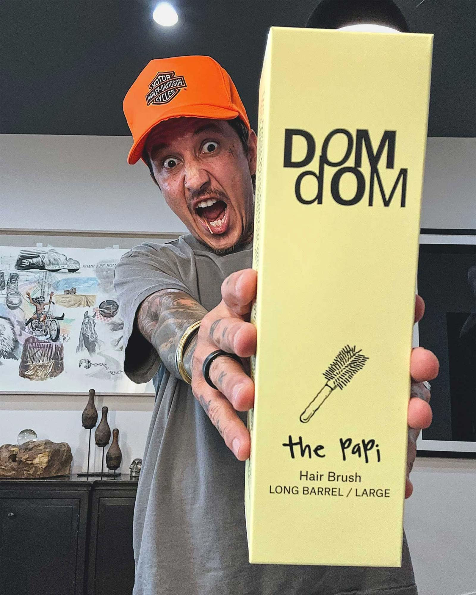 Dom Dom Big Papi drying-friendly tool supports efficient blow-dry routines.