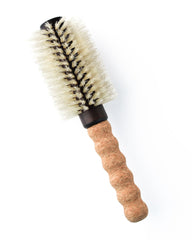 Dom Dom nylon boar round brush detangling action for knot-free styling