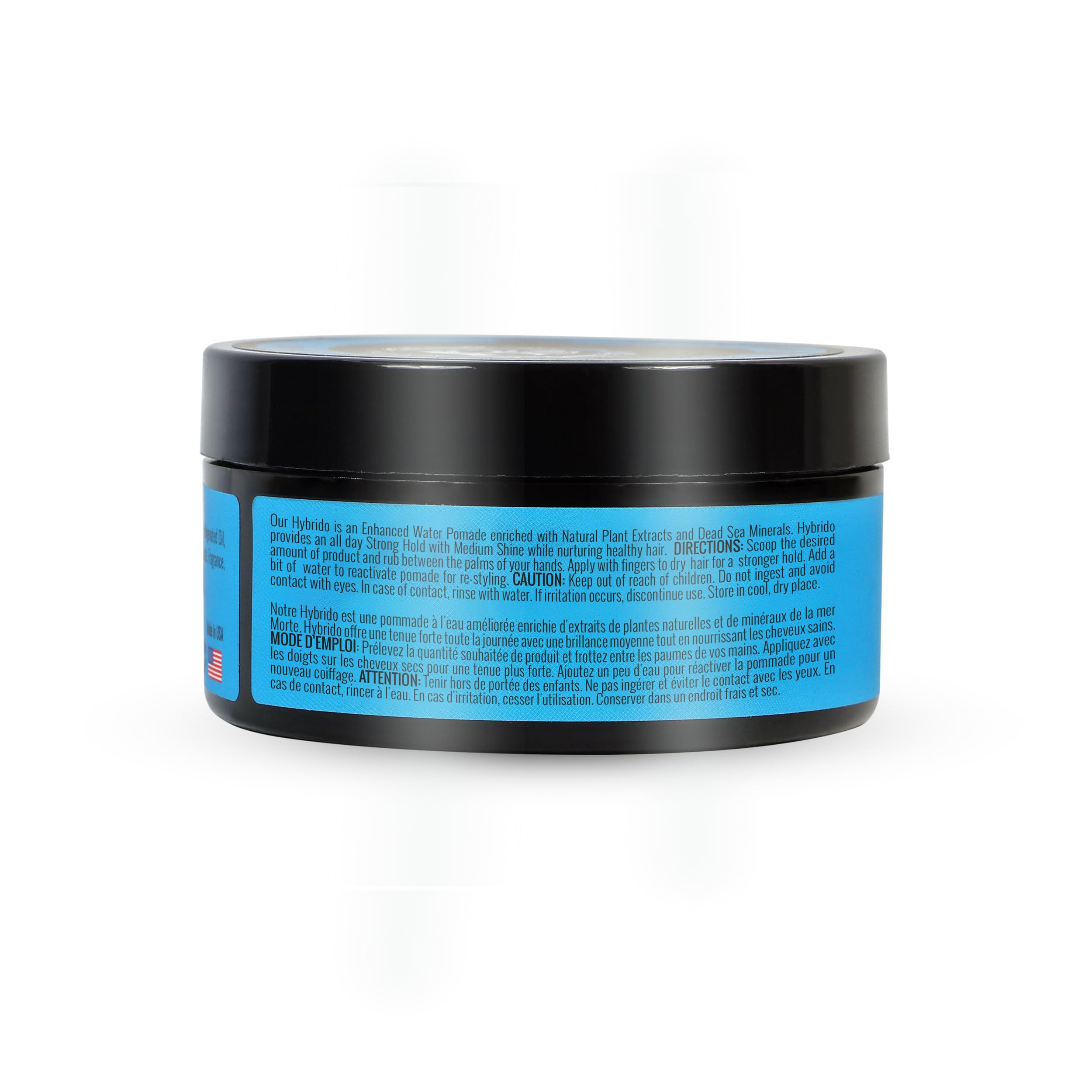 Aplicación suave de Don Juan Hybrido Pomade para peinados definidos.