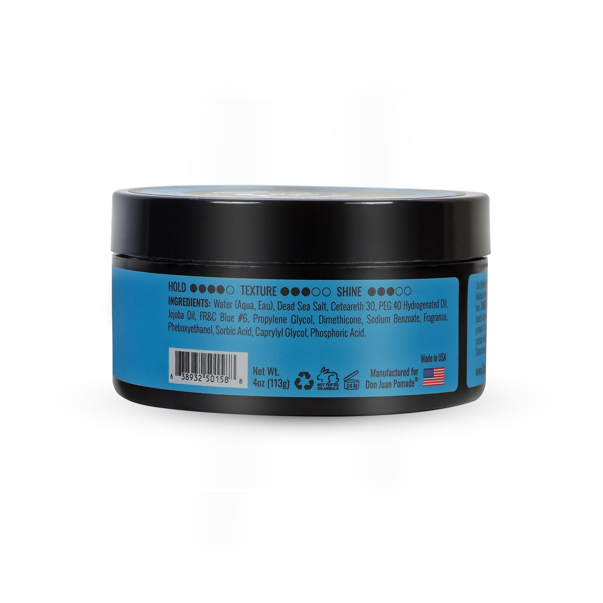 Extractos de plantas en Don Juan Hybrido Pomade para aroma suave.