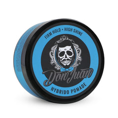 Don Juan Hybrido Pomade frente: acabado natural y brillo intenso.
