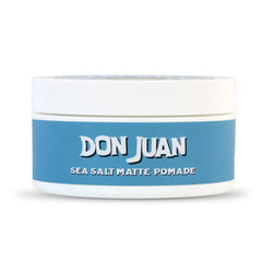 Don Juan Sea Salt Matte Pomade packaging box conveys premium coastal vibe