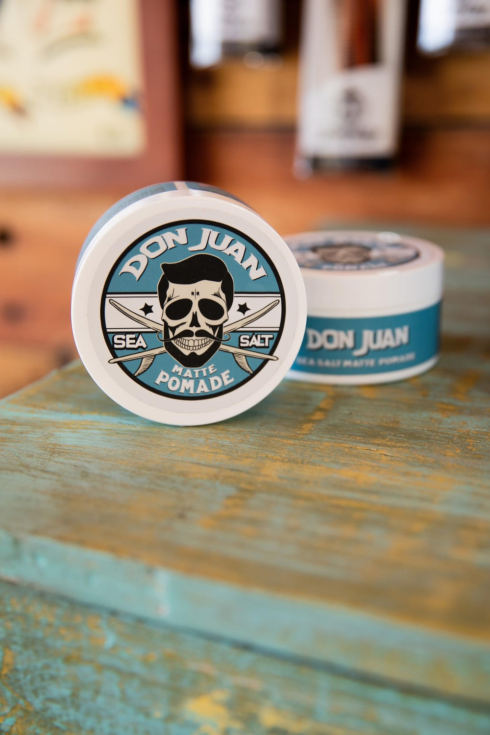Don Juan Sea Salt Matte Pomade surf-scent scene evokes ocean styling ritual