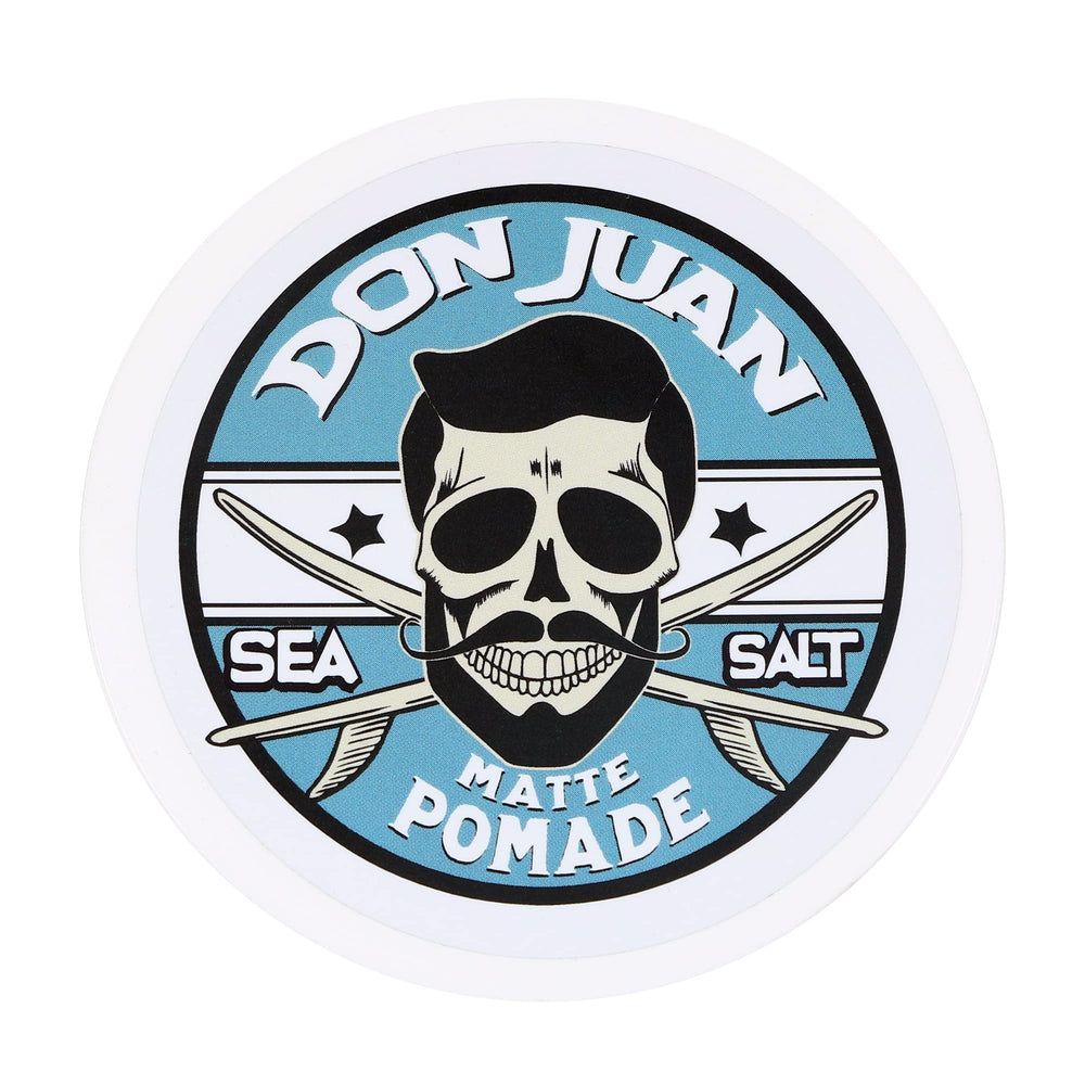 Don Juan Sea Salt Matte Pomade texture swirl demonstrates matte finish and grip