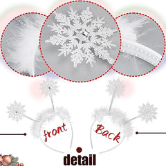 Doneace Christmas headband adds winter charm for cosplay or festive events.